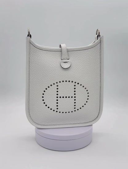 Hermès Evelyne Mini Clemence New White