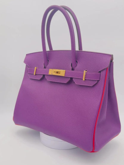 Hermès Birkin 30 HSS Epsom Anemone / Rose Jaipur