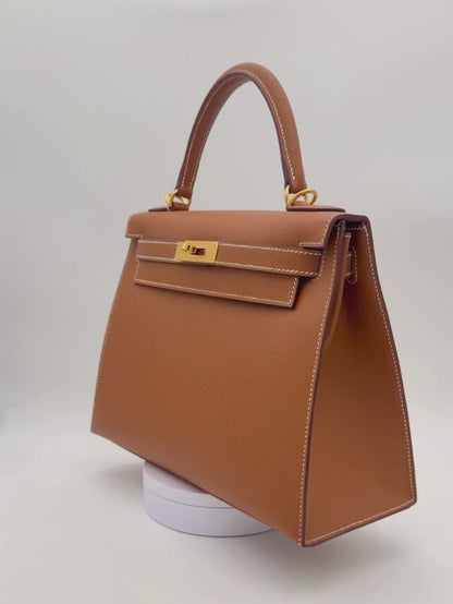 Hermès Kelly 28 Epsom Gold Gold Hardware