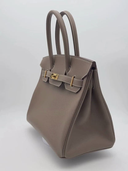 Hermès Birkin 30 Epsom Etoupe Gold Hardware
