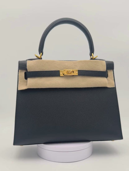 Hermès Kelly 25 Epsom Black