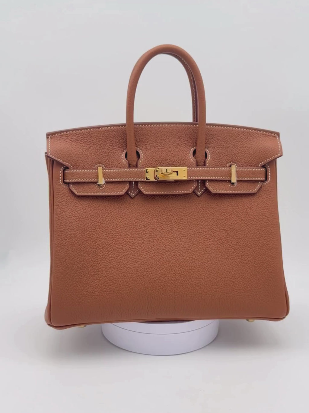 Hermès Birkin 25 Togo Gold Gold Hardware