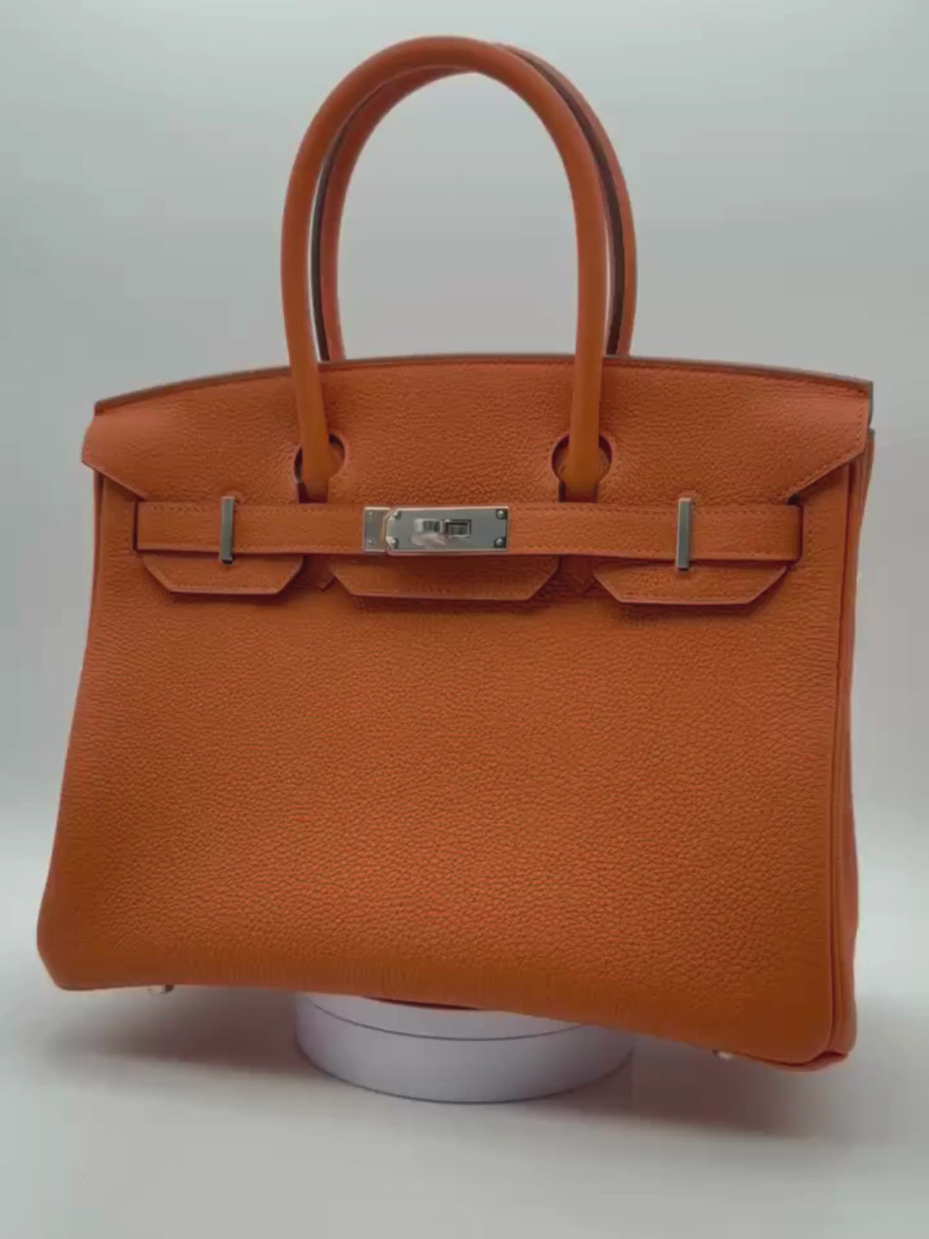 Hermès Birkin 30 Togo Orange Palladium Hardware