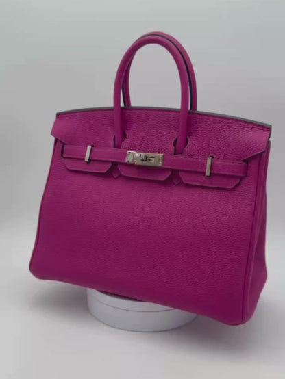 Hermès Birkin 25 Togo Rose Pourpre Palladium Hardware