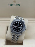 Rolex GMT-Master II Bruce Wayne 126710GRNR nuevo año 2025 con brazalete Jubilee y bisel gris y negro // New 2025 Rolex GMT-Master II Bruce Wayne 126710GRNR with Jubilee bracelet.