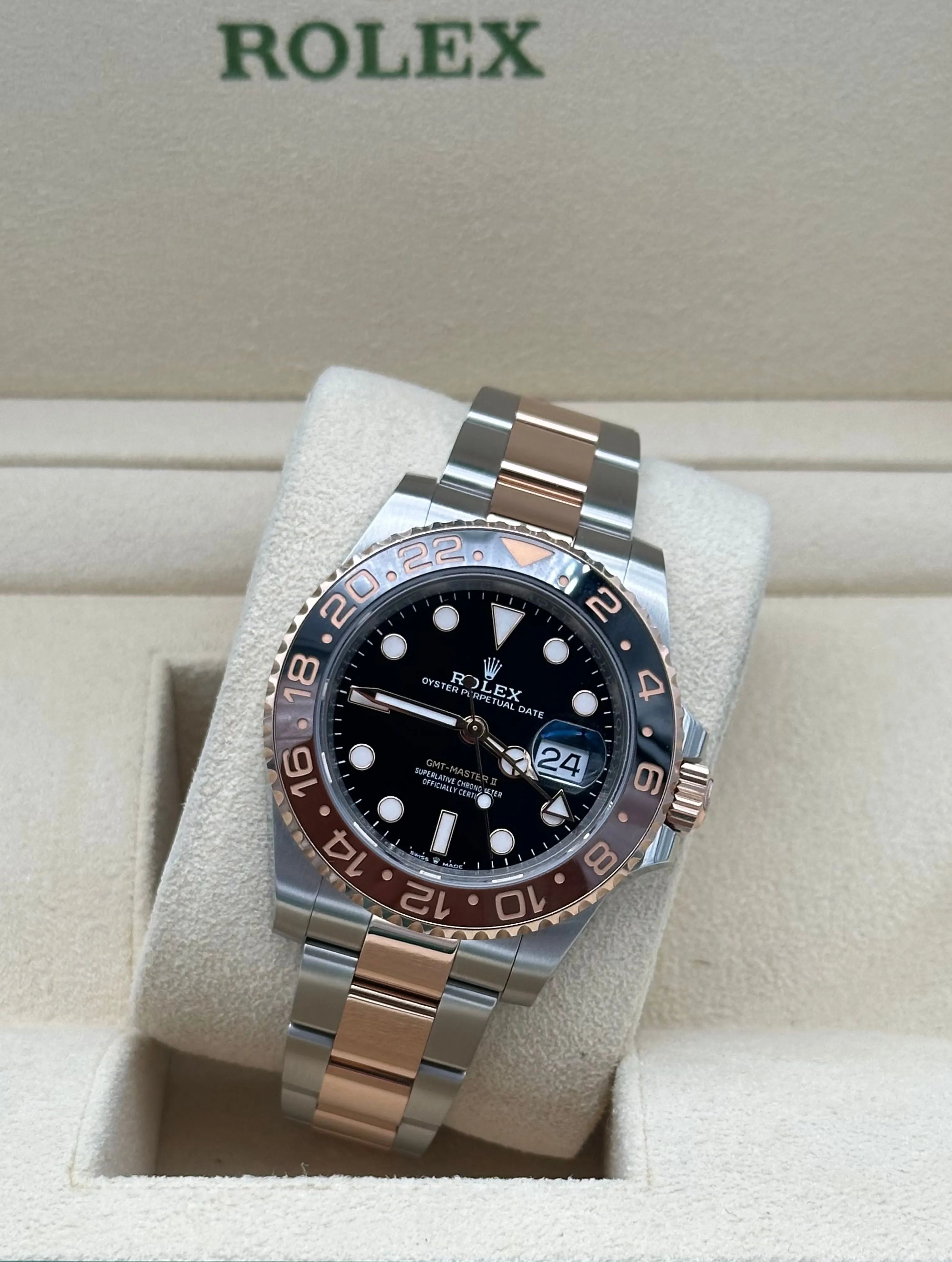Rolex GMT Master II Root Beer acero y oro rosa full set 2024 Marbella | Rolex GMT Master II Steel Gold Root Beer watch Spain