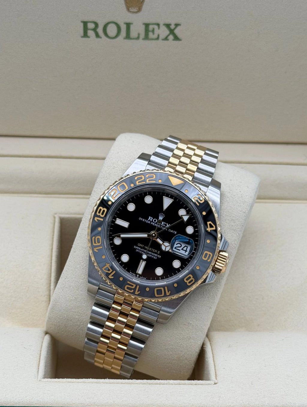 Rolex GMT Master II “Zombie” Jubilee acero y oro full set en Sotogrande| Rolex GMT Master II Steel Gold Jubilee Zombie, worldwide shipping