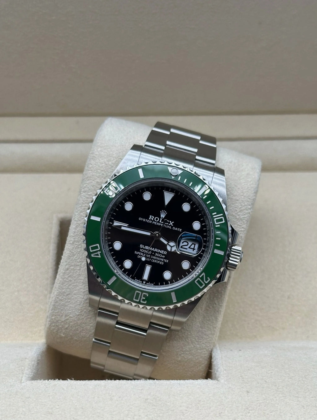 Watch Rolex Submariner date Starbucks full set in Sotogrande | Reloj submariner Starbucks acero, envio internacional.