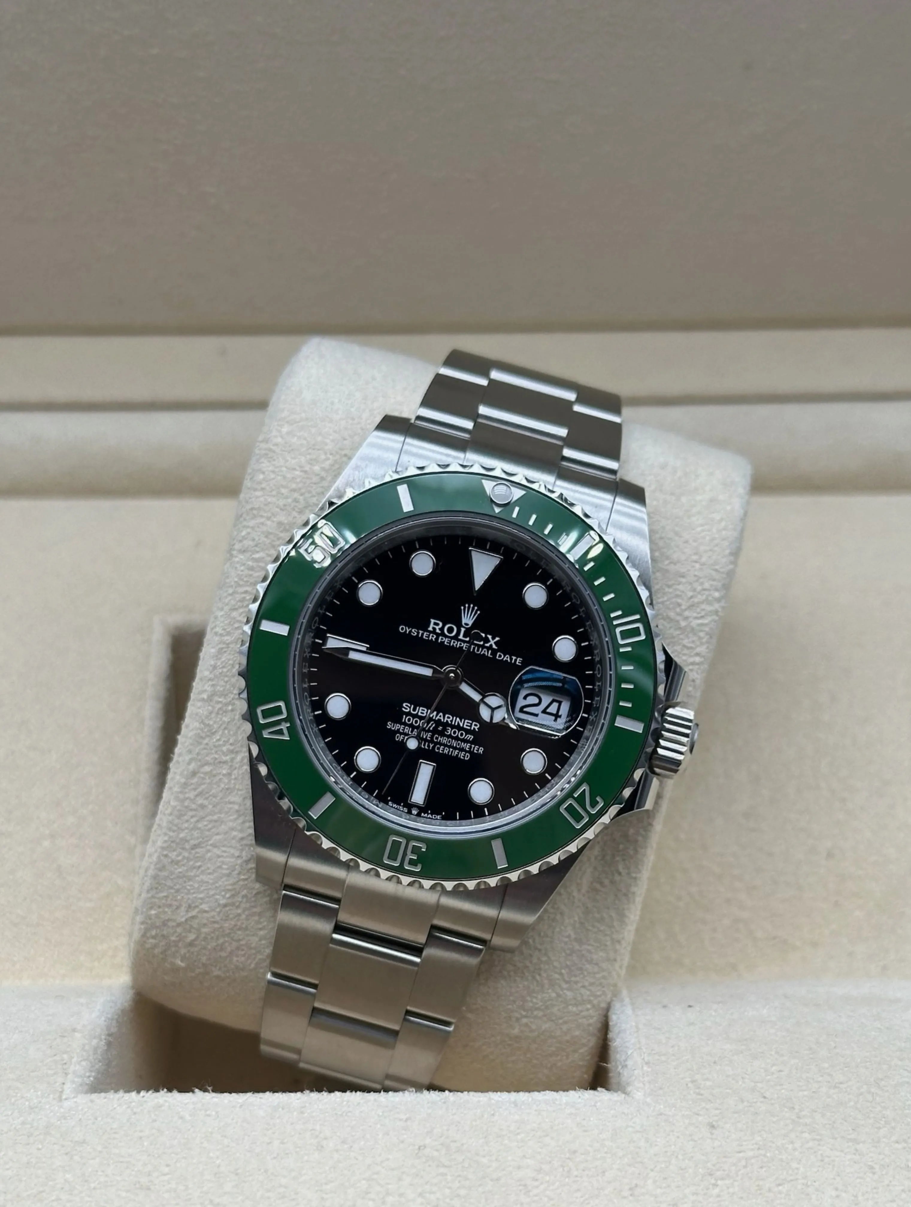 Watch Rolex Submariner date Starbucks full set in Sotogrande | Reloj submariner Starbucks acero, envio internacional.