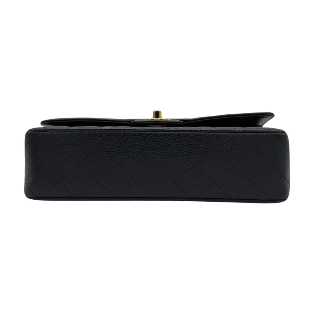 Chanel Classic Medium Black Caviar Leather, vista 4