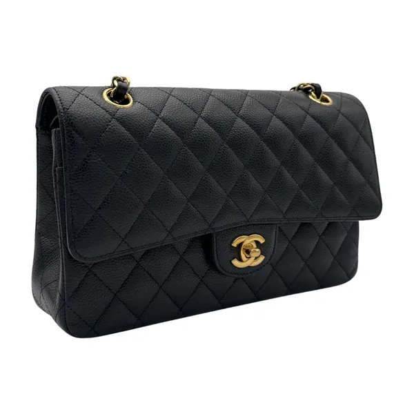 Chanel Classic Medium Black Caviar Leather, segunda vista