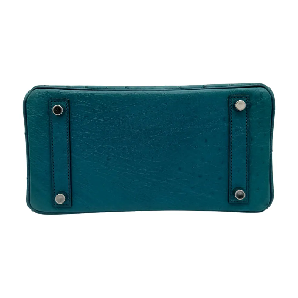 Hermès Birkin 25 Ostrich Vert Verone, vista 6