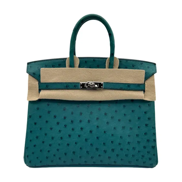 Hermès Birkin 25 Ostrich Vert Verone
