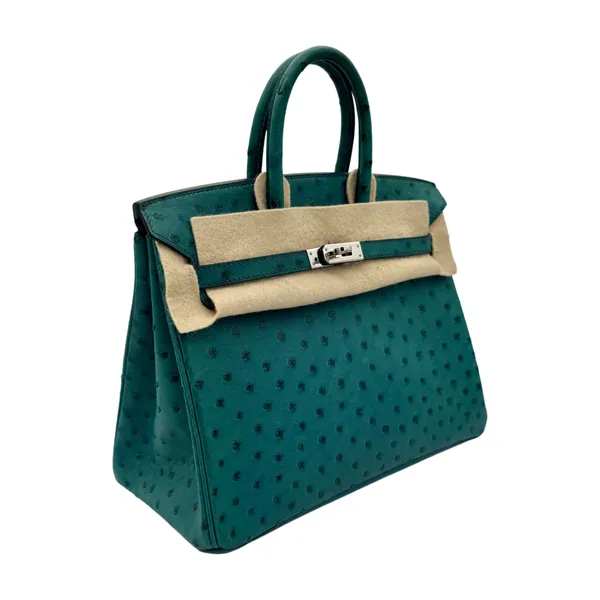 Hermès Birkin 25 Ostrich Vert Verone, segunda vista