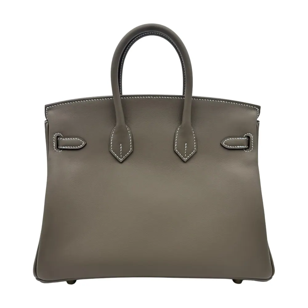 Hermès Birkin 25 Swift Etoupe Gold Hardware, vista 3