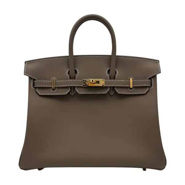 Hermès Birkin 25 Swift Etoupe Gold Hardware