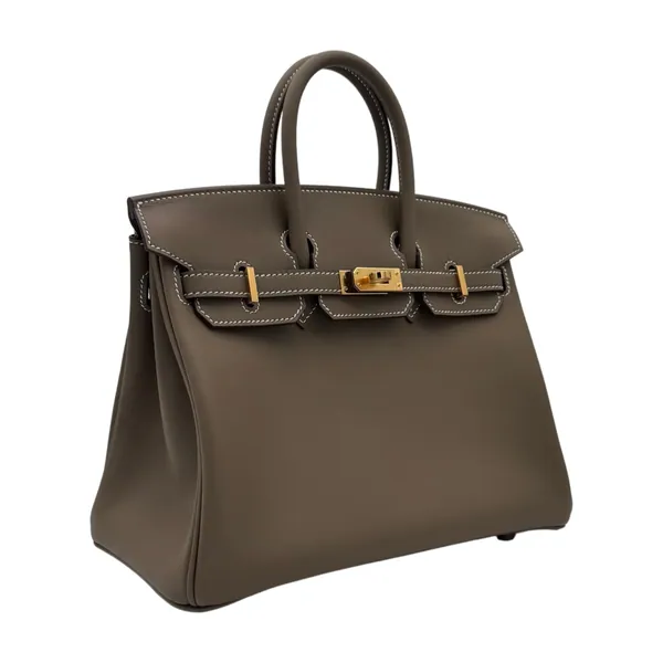 Hermès Birkin 25 Swift Etoupe Gold Hardware, segunda vista