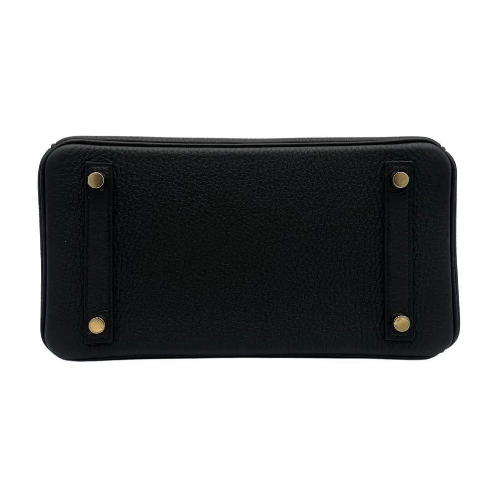 Hermès Birkin 25 Togo Black Gold Hardware, view 4