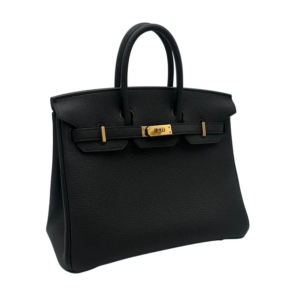 Hermès Birkin 25 Togo Black Gold Hardware, segunda vista