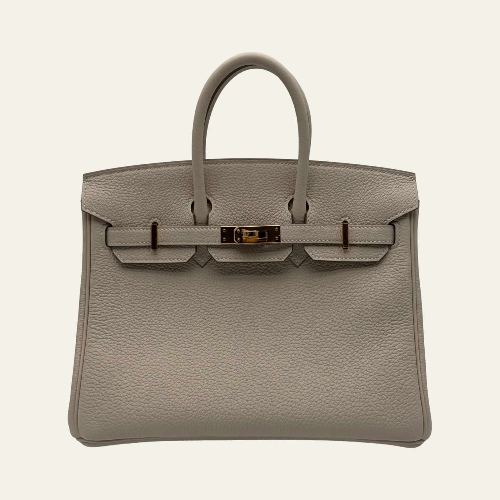 Hermès Birkin 25 Togo Craie Gold Hardware