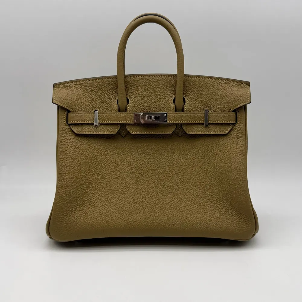 Hermès Birkin 25 Togo Dune Palladium Hardware