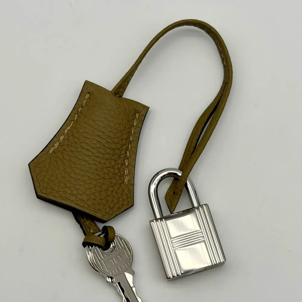 Hermès Birkin 25 Togo Dune Palladium Hardware, vista 14