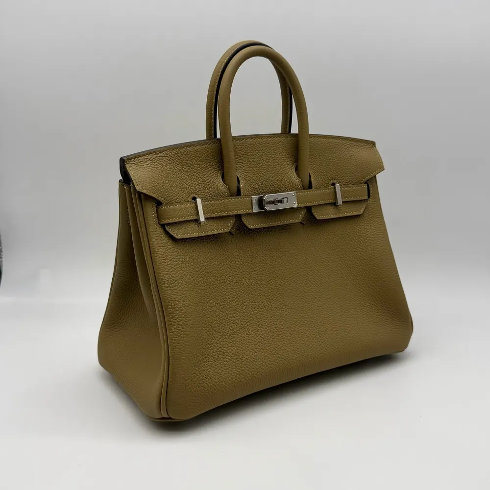 Hermès Birkin 25 Togo Dune Palladium Hardware, vista 2