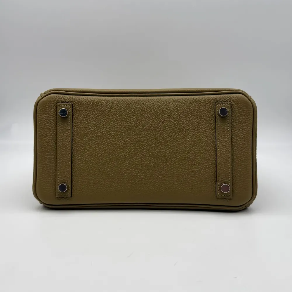 Hermès Birkin 25 Togo Dune Palladium Hardware, vista 4