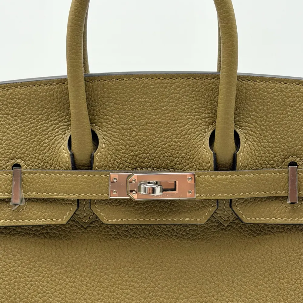 Hermès Birkin 25 Togo Dune Palladium Hardware, vista 7