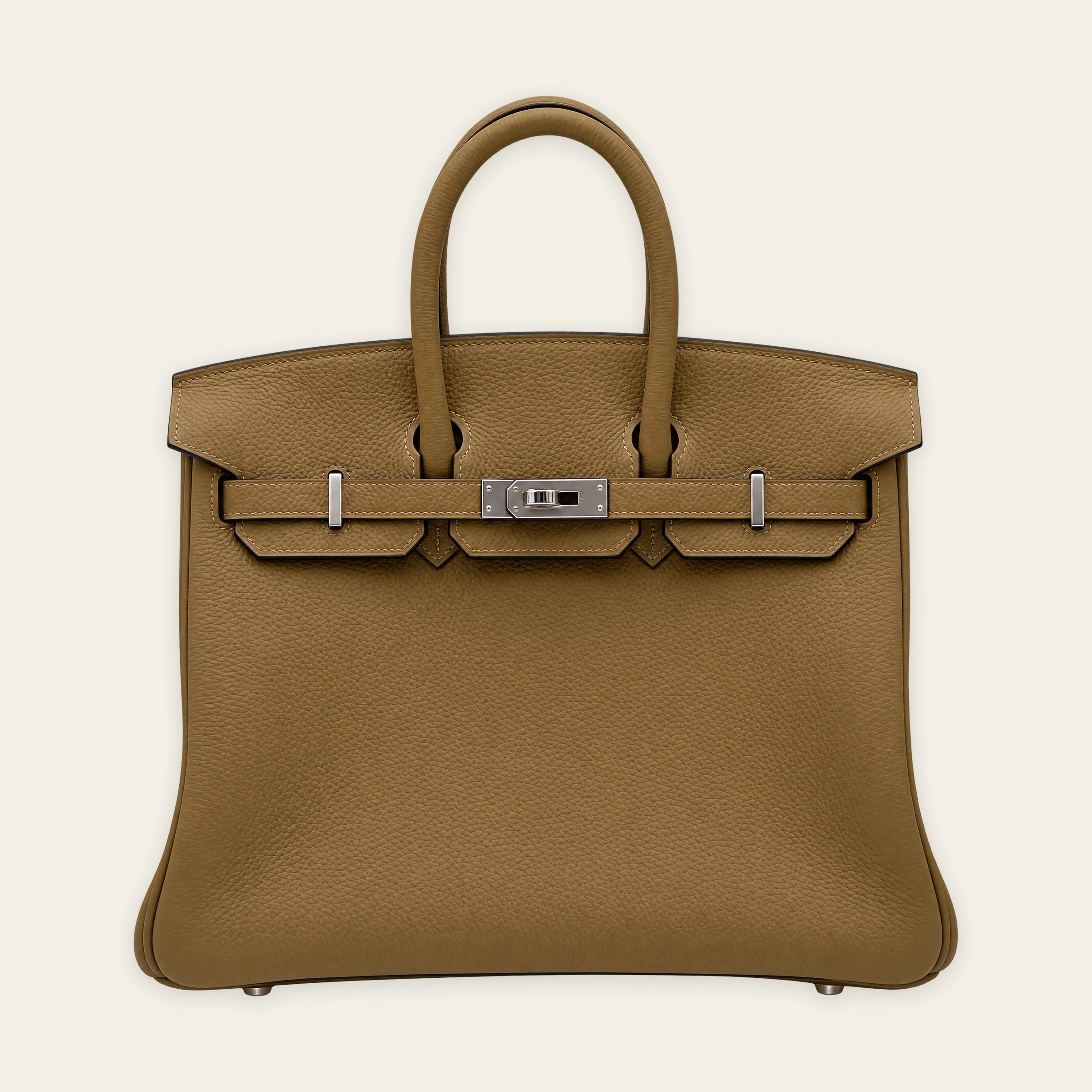 Hermès Birkin 25 Togo Dune Palladium Hardware