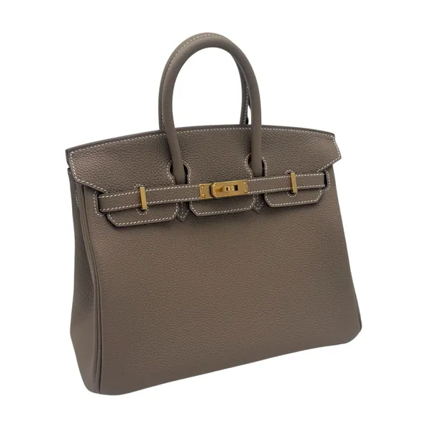 Hermès Birkin 25 Togo Etoupe Gold Hardware, segunda vista