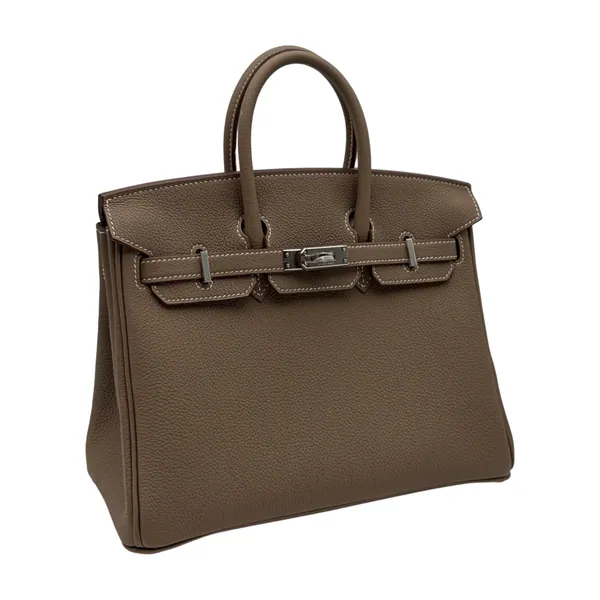 Hermès Birkin 25 Togo Etoupe Palladium Hardware, segunda vista