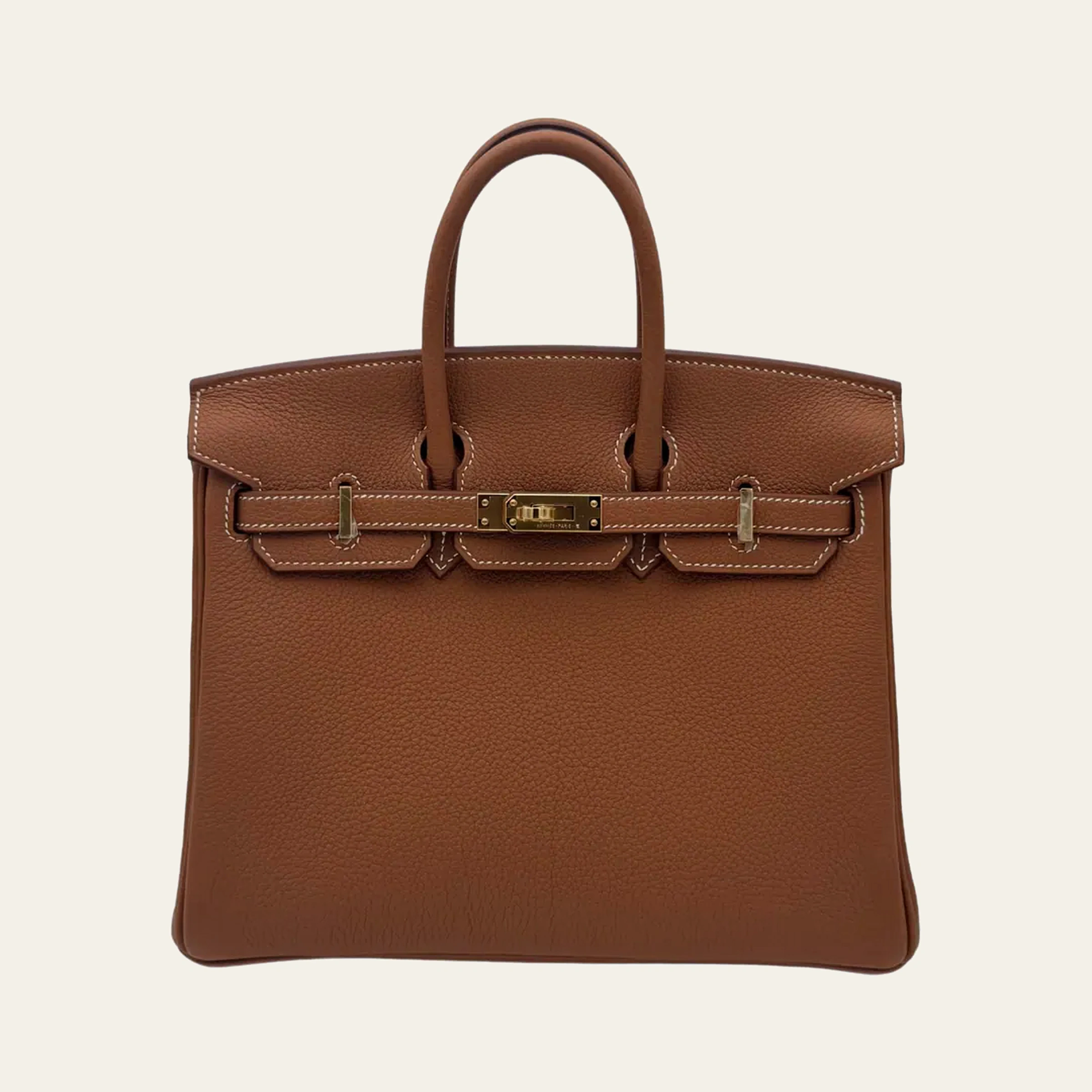 Hermès Birkin 25 Togo Gold Gold Hardware