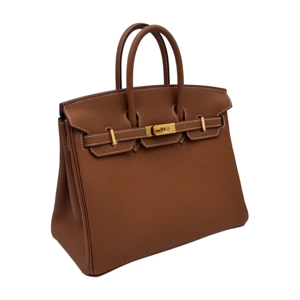 Hermès Birkin 25 Togo Gold Gold Hardware, segunda vista