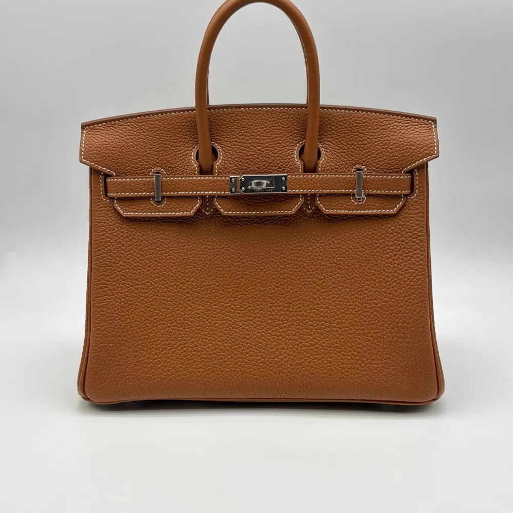 Hermès Birkin 25 Togo Gold Palladium Hardware