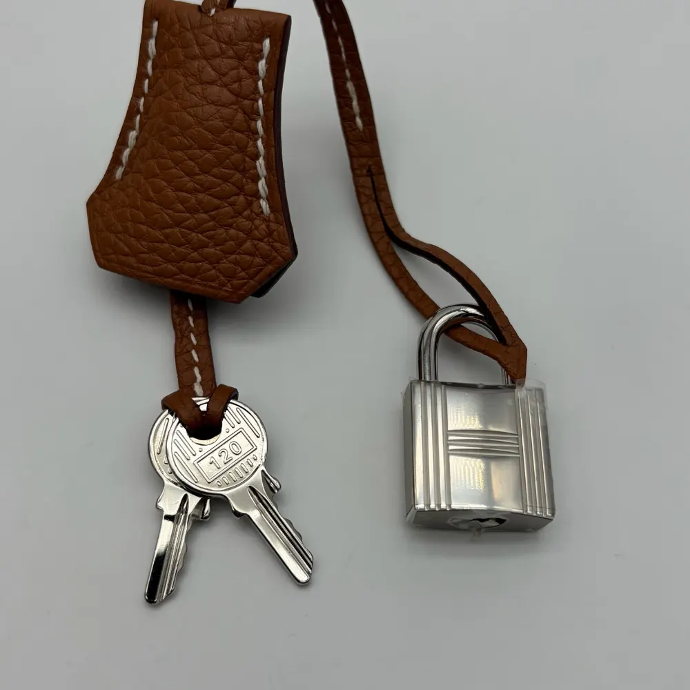 Hermès Birkin 25 Togo Gold Palladium Hardware, vista 13