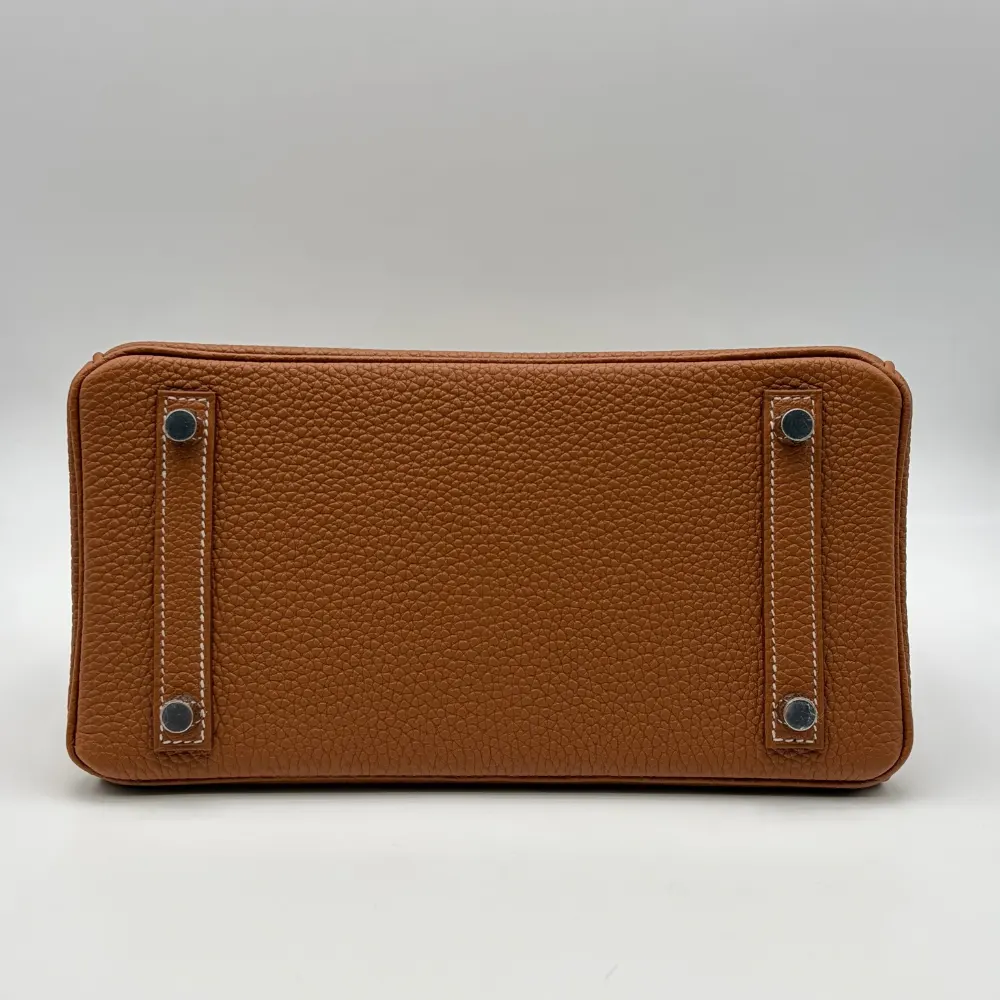 Hermès Birkin 25 Togo Gold Palladium Hardware, vista 4