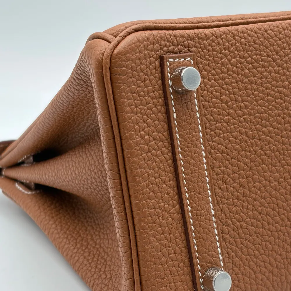 Hermès Birkin 25 Togo Gold Palladium Hardware, vista 5