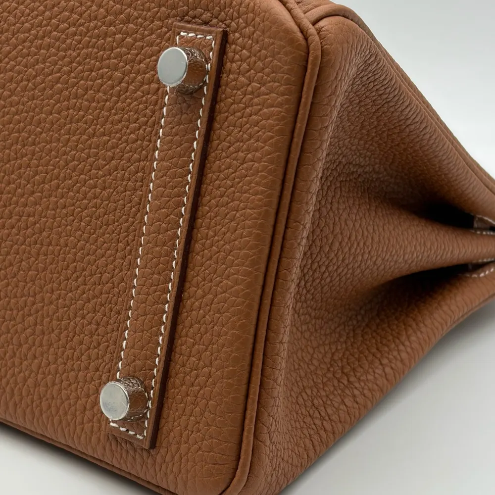 Hermès Birkin 25 Togo Gold Palladium Hardware, vista 6