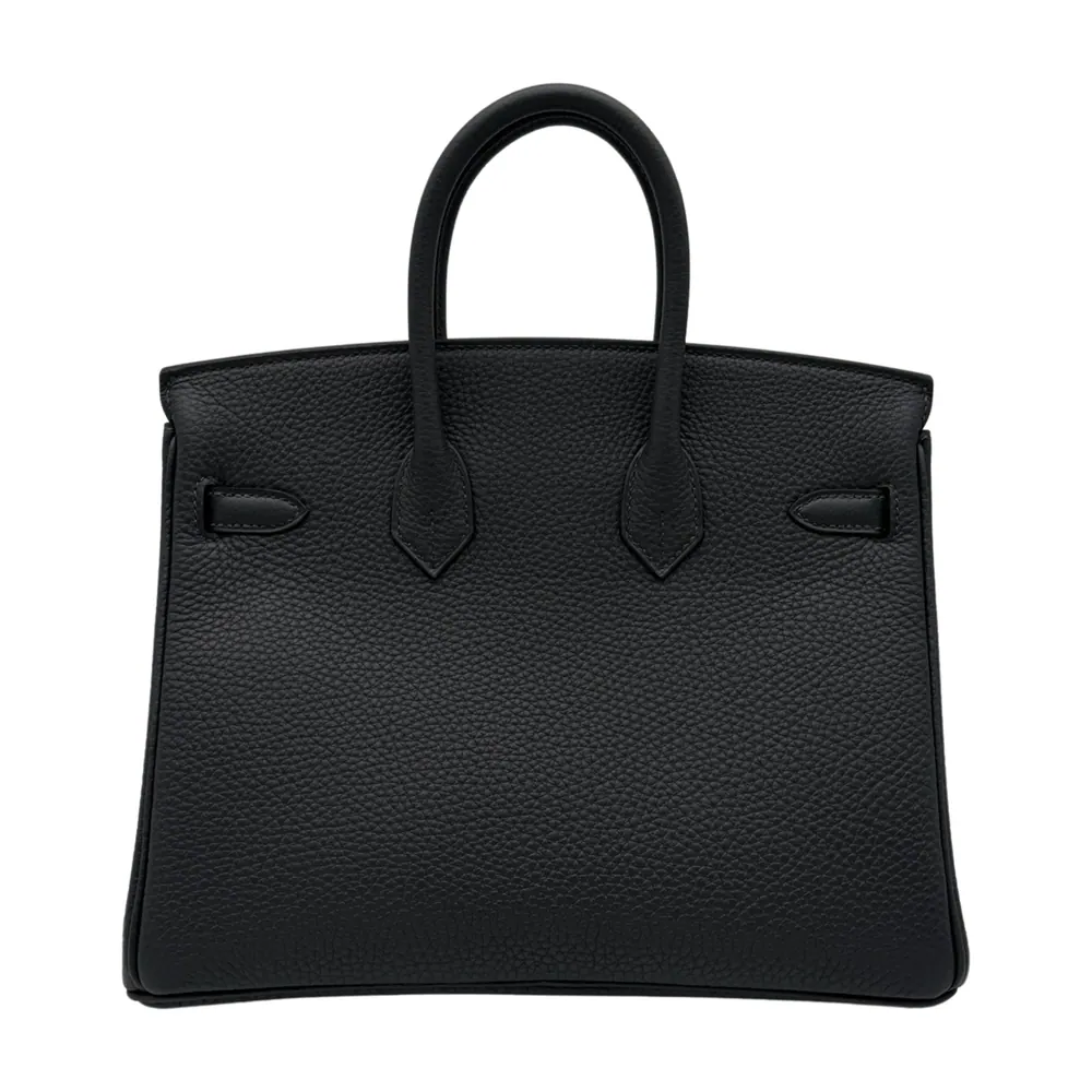 Hermès Birkin 25 Togo Gris Misty Gold Hardware, vista 3