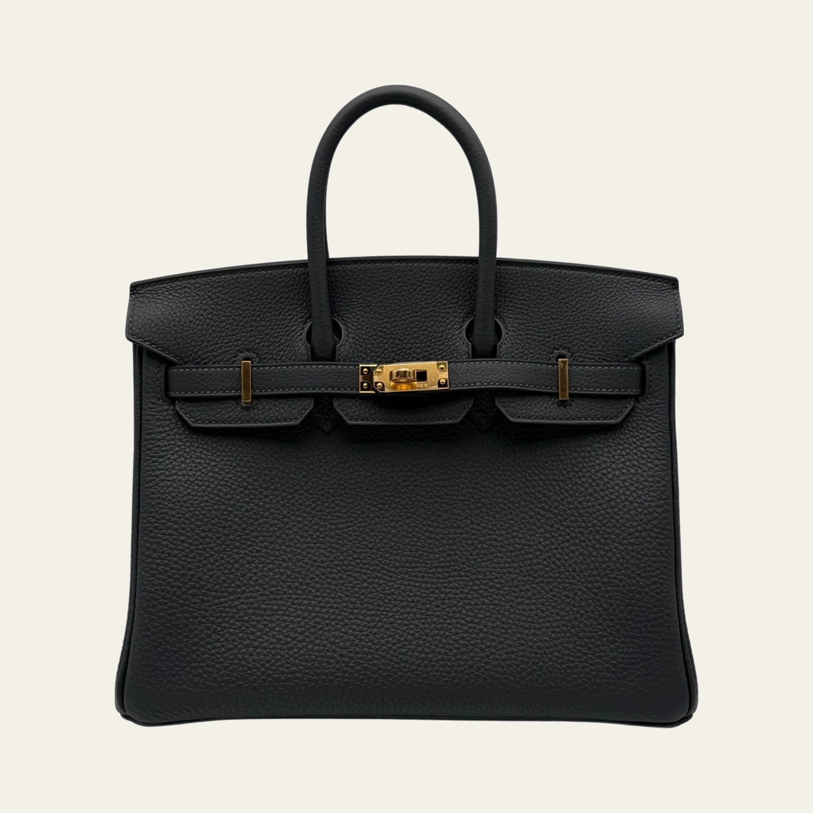 Hermès Birkin 25 Togo Gris Misty Gold Hardware