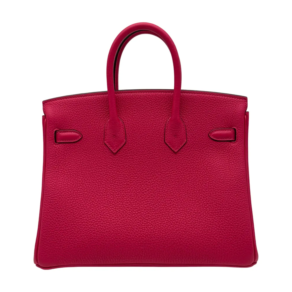 Hermès Birkin 25 Togo Rose Mexico Palladium Hardware, vista 3