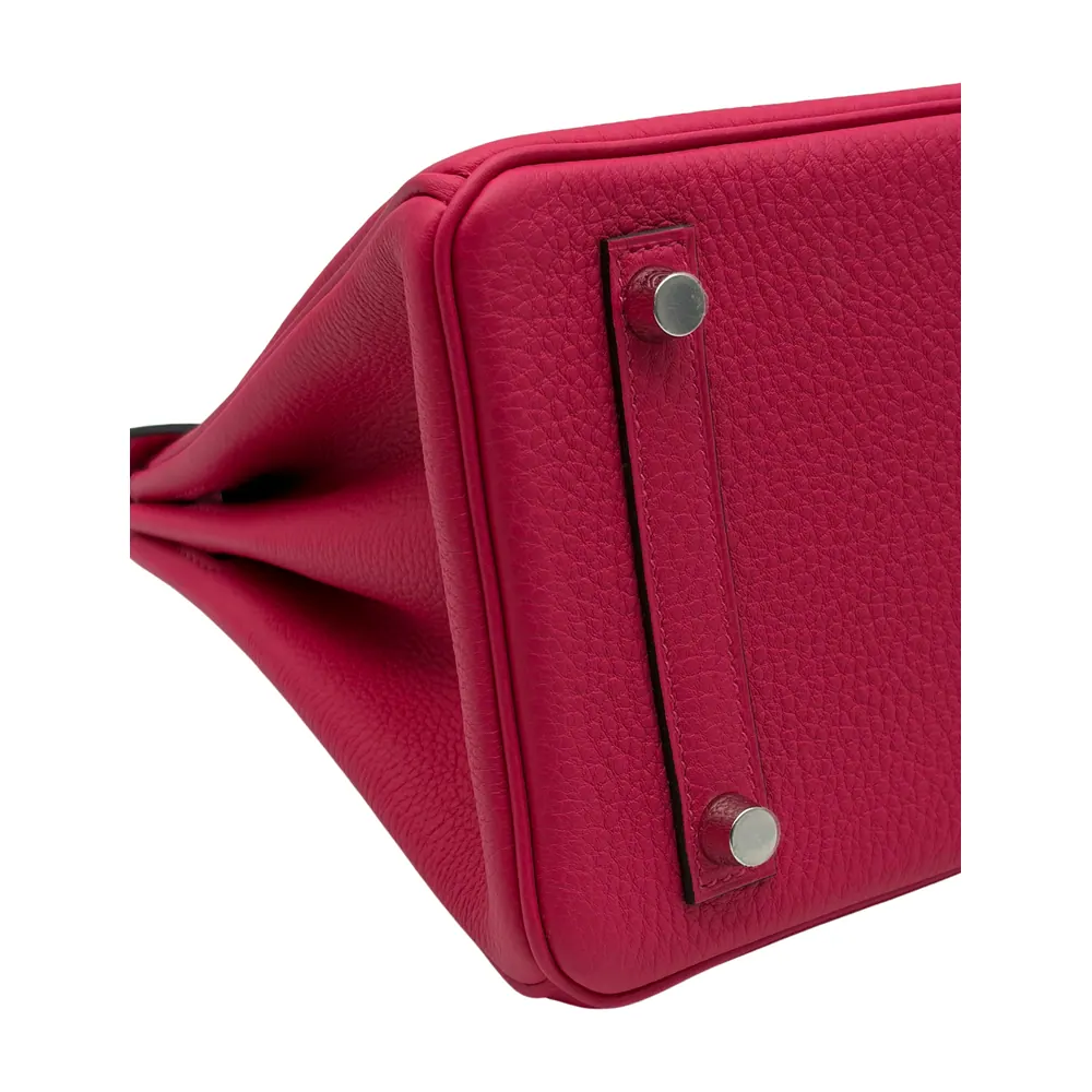 Hermès Birkin 25 Togo Rose Mexico Palladium Hardware, vista 5