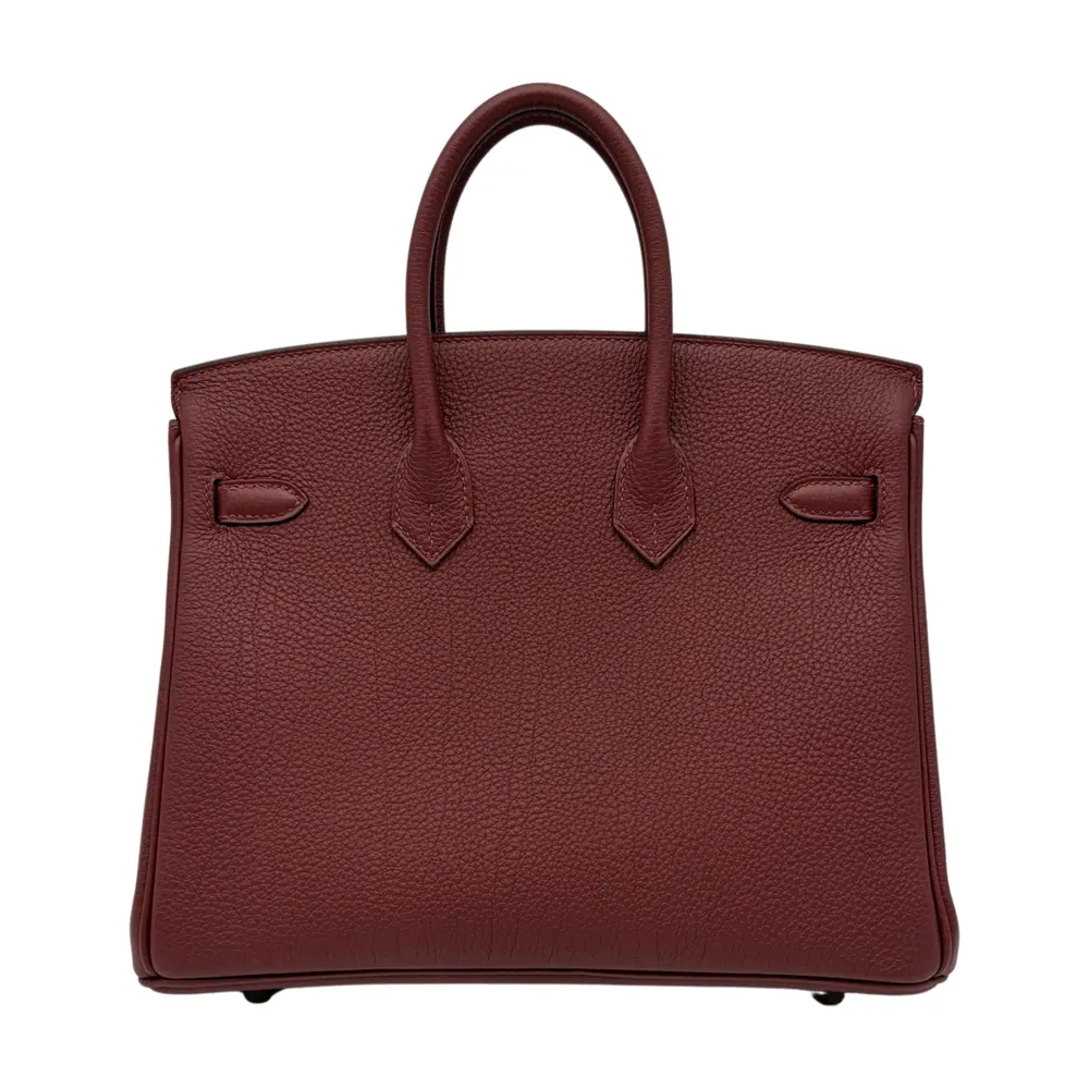 Hermès Birkin 25 Togo Rouge H Palladium Hardware, vista 3