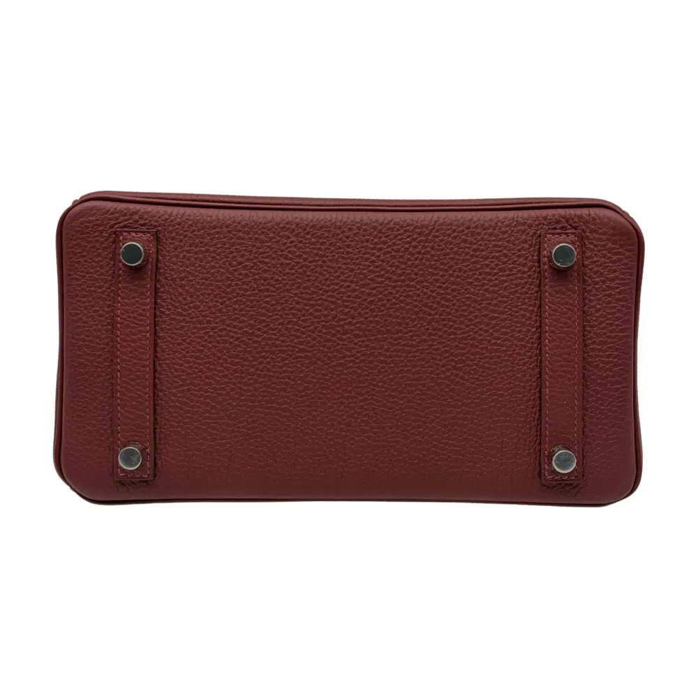 Hermès Birkin 25 Togo Rouge H Palladium Hardware, vista 4