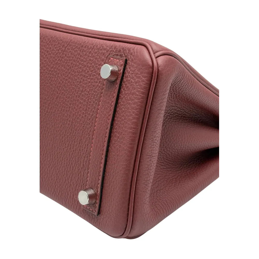Hermès Birkin 25 Togo Rouge H Palladium Hardware, vista 5