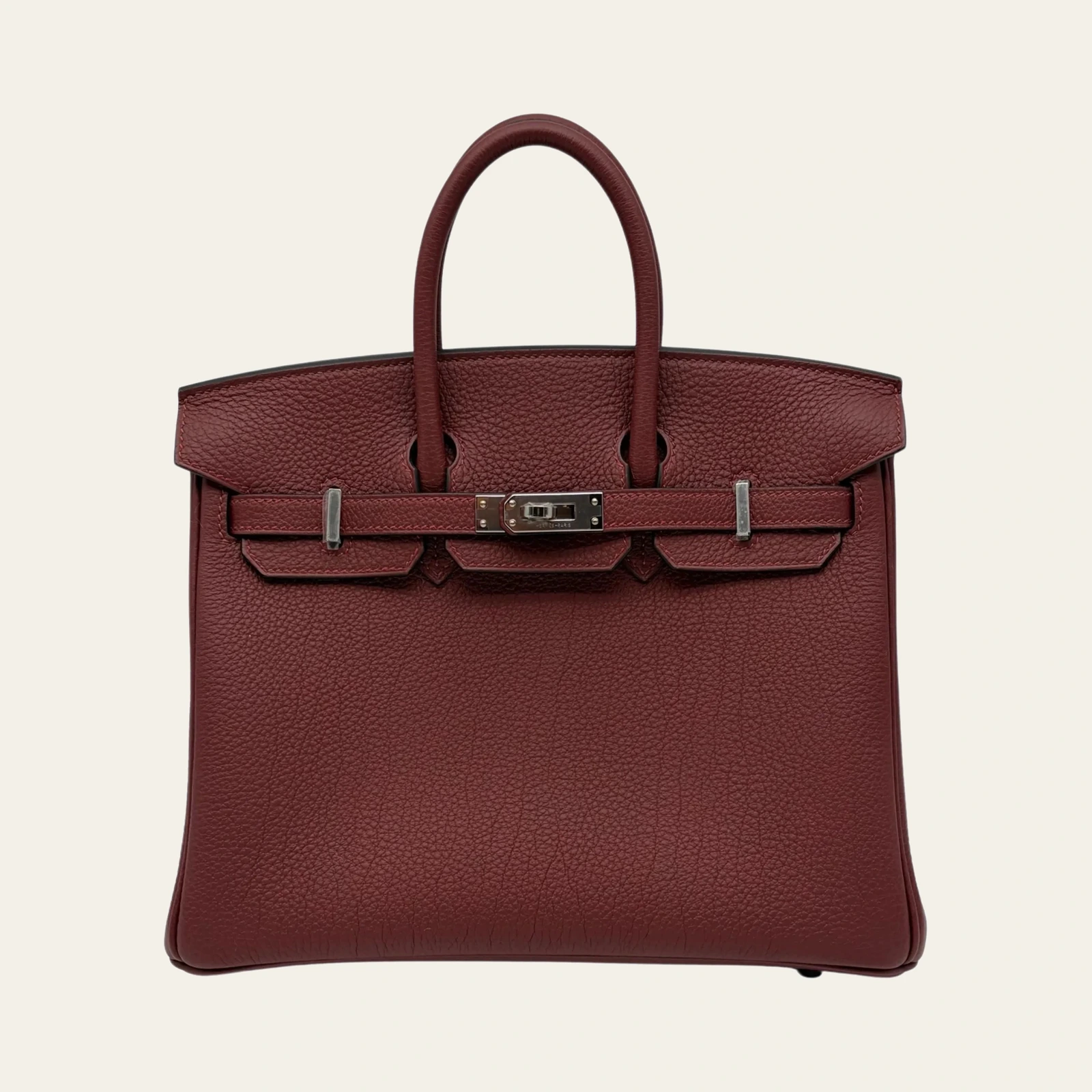 Hermès Birkin 25 Togo Rouge H Palladium Hardware
