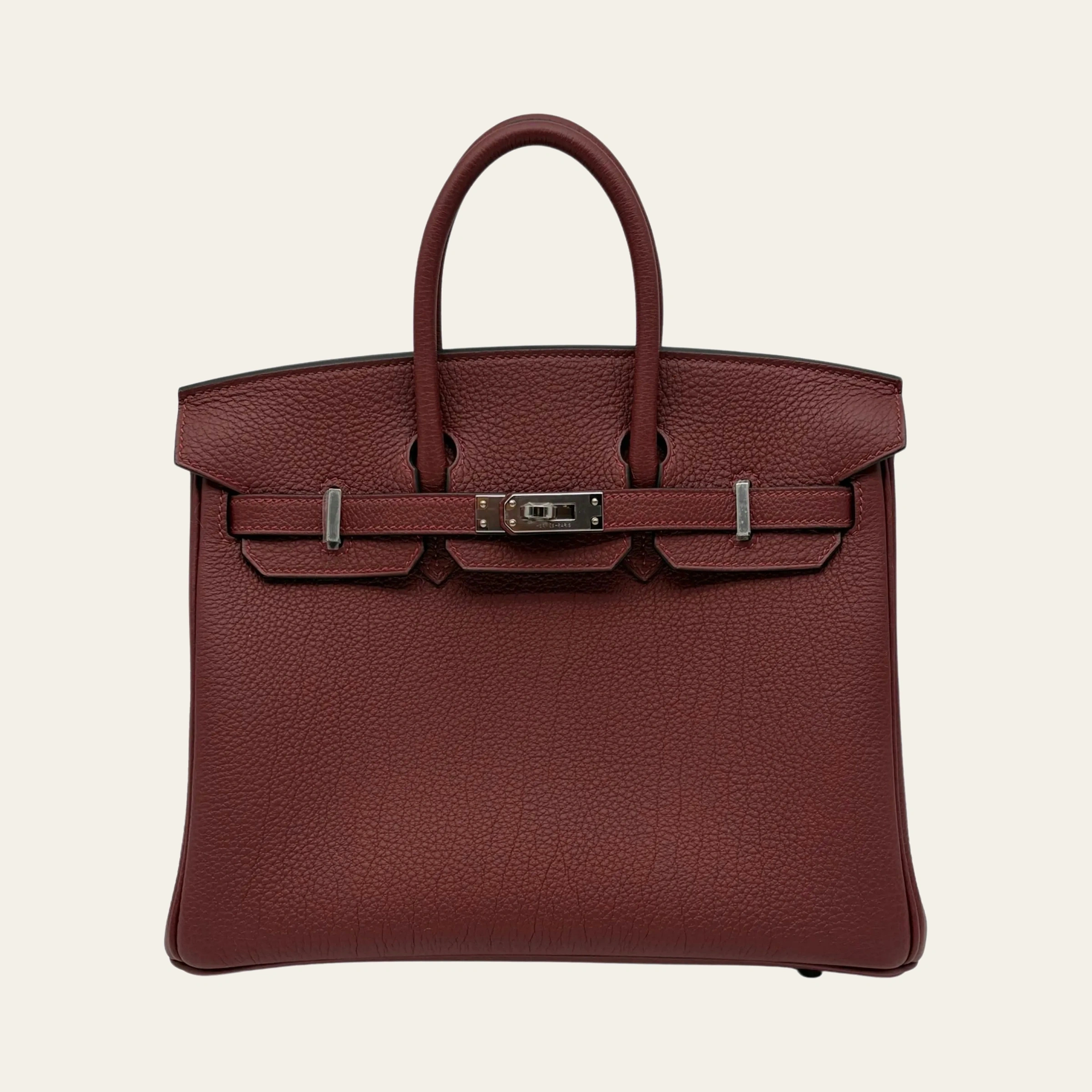 Hermès Birkin 25 Togo Rouge H Palladium Hardware