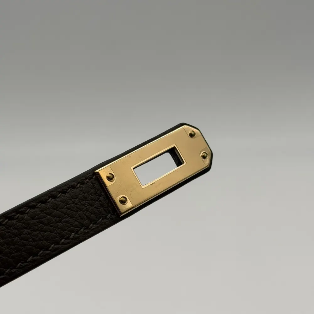 Hermès Birkin 25 Togo Vert Loden Permabrass Hardware, vista 9