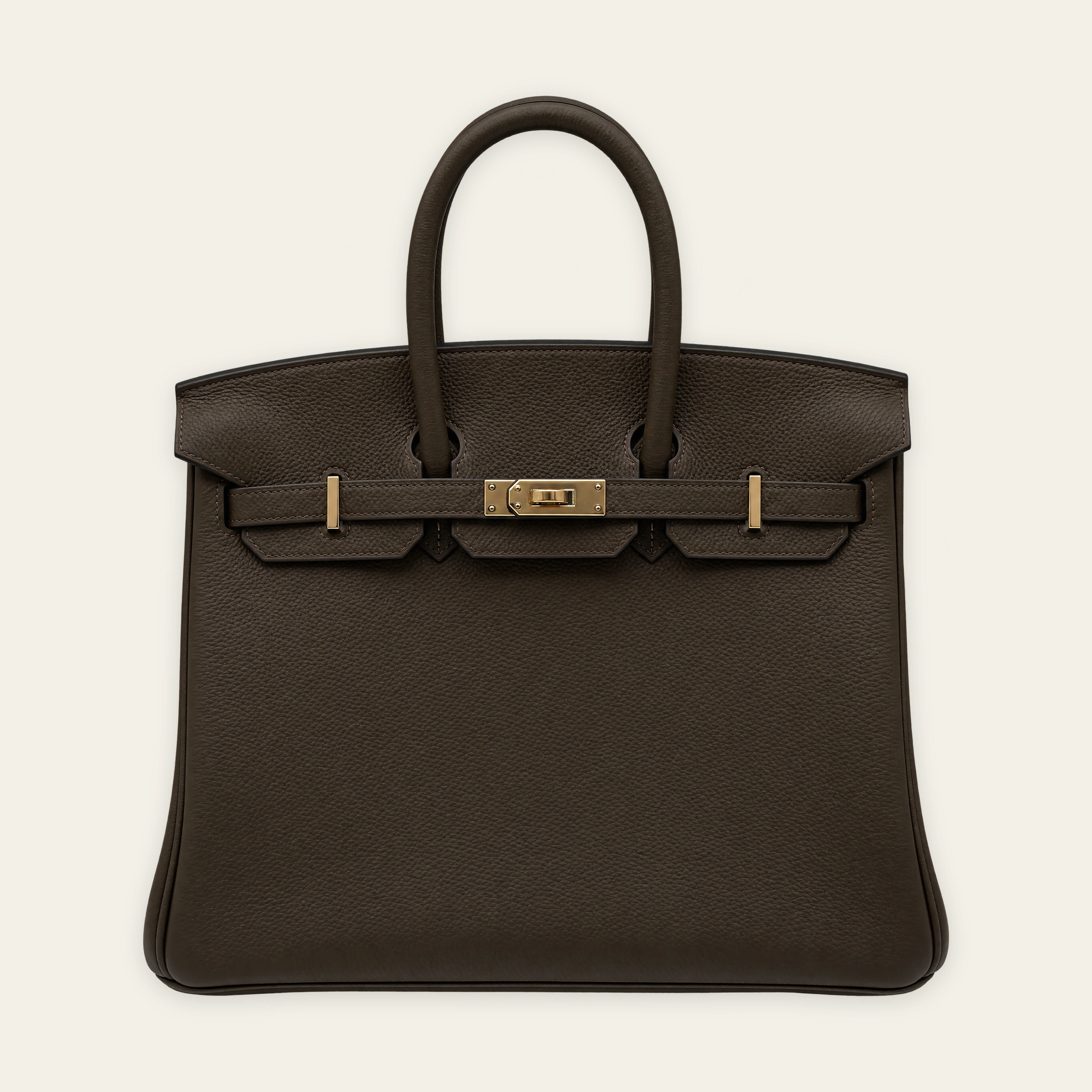 Hermès Birkin 25 Togo Vert Loden Permabrass Hardware